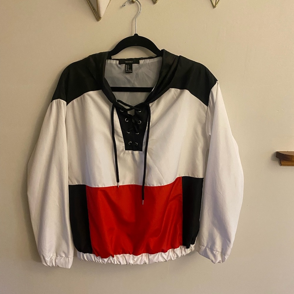 Forever 21 Hooded Windbreaker